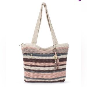 The Sak | Multicolor Woodland Riviera Crocheted Tote 🌸